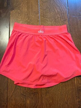 Alo Athletic Pink Match Point Tennis Skirt